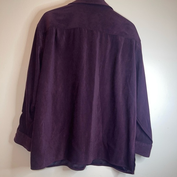 Purple Button Down Shirt - Picture 2 of 8